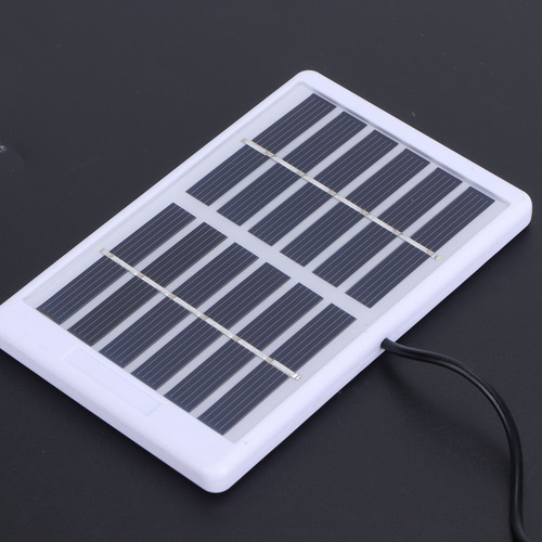 Panel Solar Policristalino De 1.2w 6v Con Puerto Micro Usb