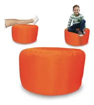 Comprar Puff Taburete Y Asiento Para Niños Nylon Resistente Color Naranja