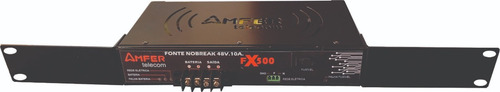 Fonte Nobreak 48v. 10a Com Suporte Para Rack Amfer Telecom 