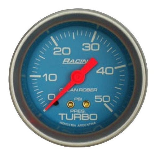 Reloj Presion De Turbo Celeste 52mm Orlan Rober