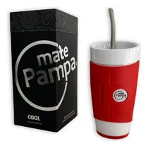 Comprar Mate Pampa Cool Para Terere + Bombilla Color Rojo Cool rojo c\u002Fbombilla