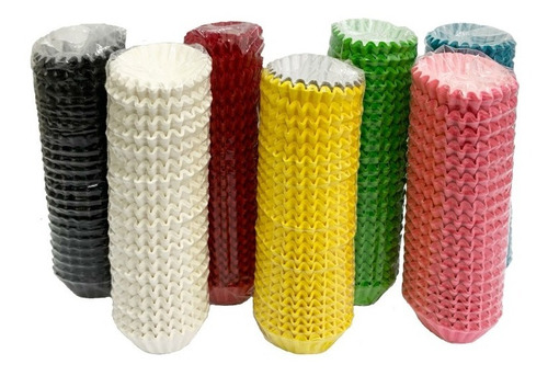 Capacillos Cupcakes Mini #4 De Colores 10 Paquetes C500 C/u