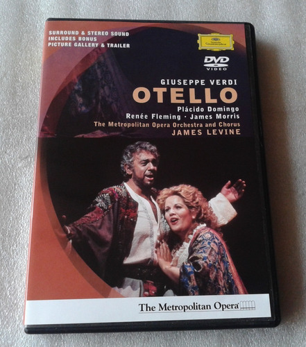 Placido Domingo Otello De Giuseppe Verdi Dvd Importado Reg 0