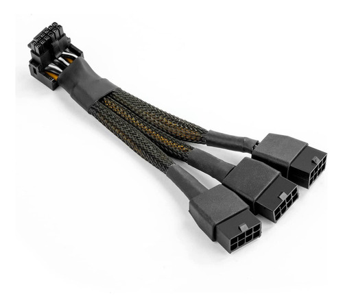 16 Pin Gpu Cable To 3 8 Pin Pcie Extensions - 16aw