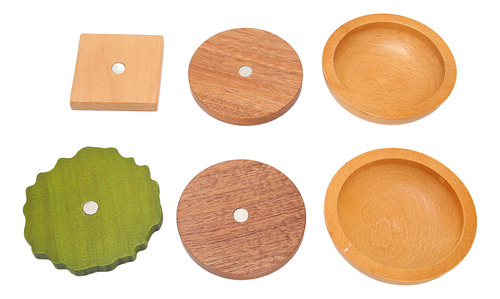 Posavasos De Madera Para Bebidas, Juego De Posavasos Para Ha