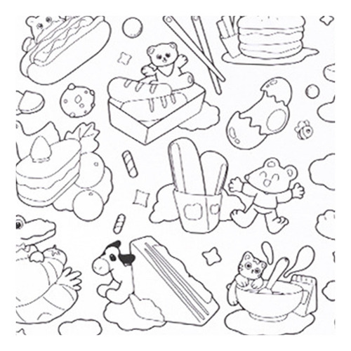 1 Mantel Adhesivo For Dibujar, Rollo De Papel For Colorear,