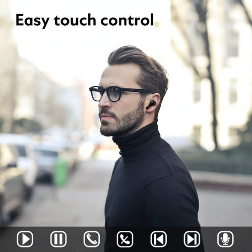 Imagen 8 de 10 de Auriculares Qcy T13 In-ear Inalámbricos Negro Bluetooth 5.1