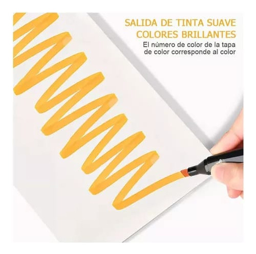 Fibrones Marcadores Plumones X 80 Doble Punta Marca Touch