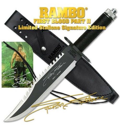 Faca Rambo First Blood Part 2 Original  Certificado E Série