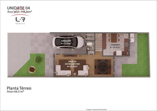 Imagem 18 de 29 de Casa Com 3 Dormitórios À Venda, 146 M² Por R$ 1.175.000,00 - Água Verde - Curitiba/pr - Ca0168
