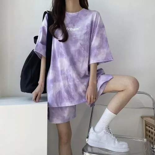 Conjunto De Camiseta Y Pantalón De Verano Para Mujer
