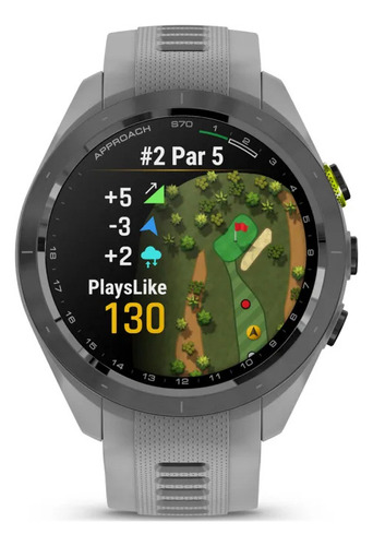 Reloj Gps Garmin Approach S70 42mm Color De La Caja Gris Color Del Bisel Negro