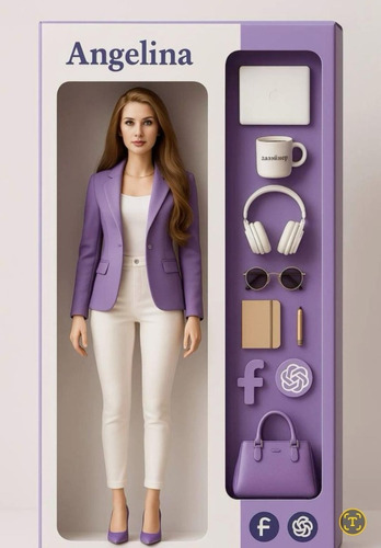 Bonecos Digital Na Caixa ,doll Box Art.