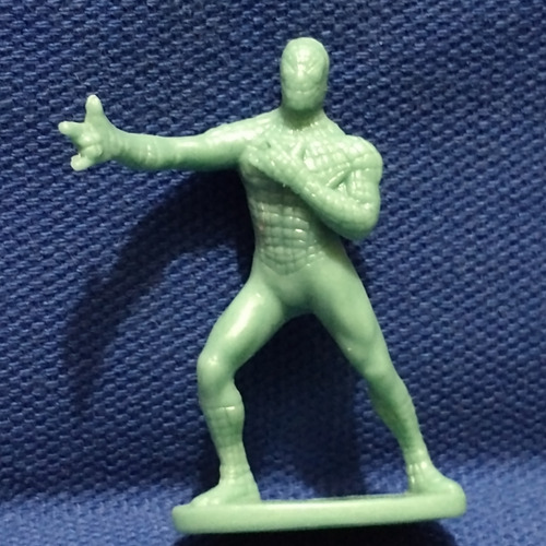 Figura Promoción Spiderman Miniatura Barcel 2002 Verde (Usado)