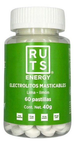Electrolitos Multisport Ruts Energy Masticables Lima Limon