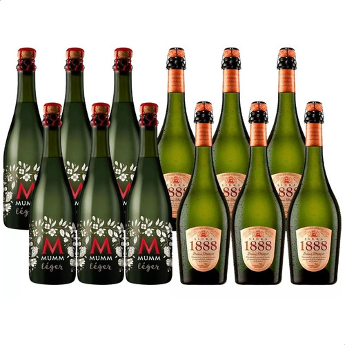 Champagne Mumm Leger + Sidra 1888 750ml 01almacen