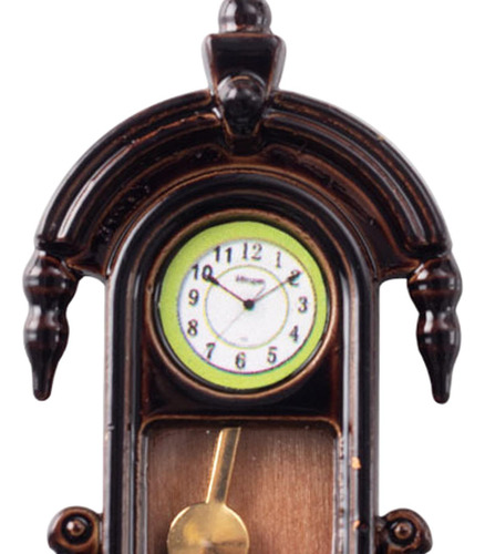 1:12 Dollhouse En Miniatura Reloj Roman Mini Pendulum Reloj