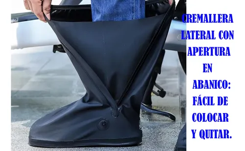 Botas 100% Impermeables Motos Cubre Invierno Pvc Elástico