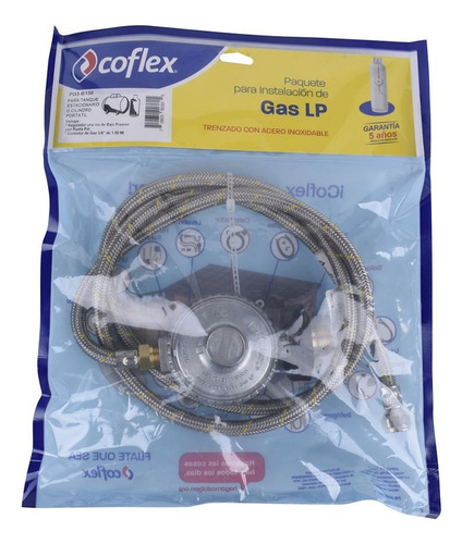 Kit De Instalacion Gas Lp 150cm 3/8 X 3/8