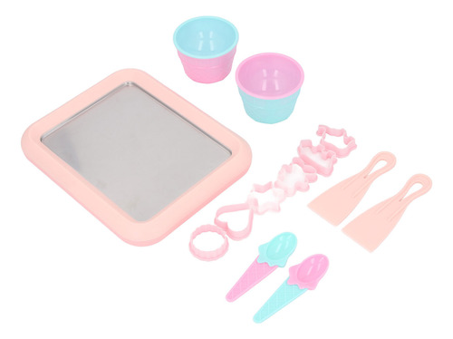 Máquina Para Hacer Helado, 2 Espátulas Enrolladas Para Hacer