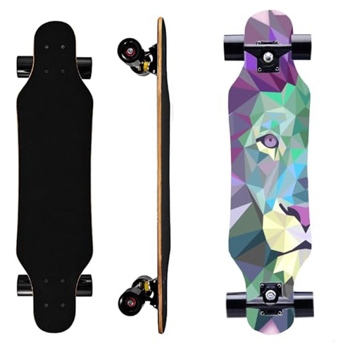 31 Inch Small Longboard Carving Cruising Skateboard For Kids