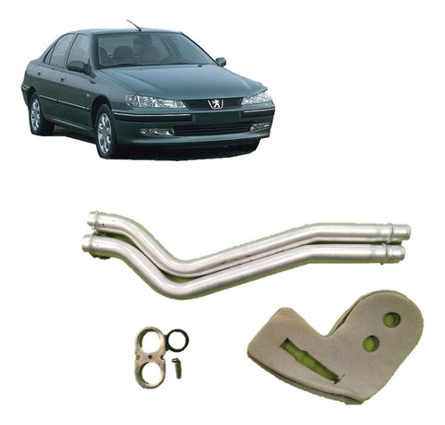 Kit Tubos Aquecedor Peugeot 406 1995 96 97 98 99 00 01 02 03