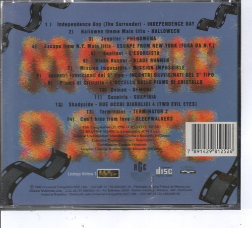 Cd Movie Dance Theme Blade Runner Halloween Independence Day