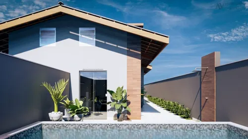 Excelente Casa Com Piscina Na Praia Itanhaém. $ 349 Mil
