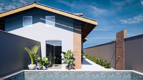 Excelente Casa Com Piscina Na Praia Itanhaém. $ 369 Mil