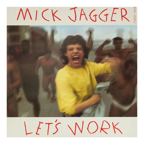 Mick Jagger - Let's Work |12  Maxi Single - Vinilo Usado