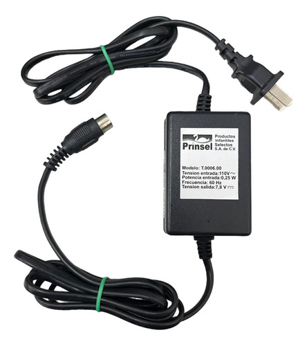 Cargador Original Prinsel 7.8v 800ma T.0006.00 Conector Rca