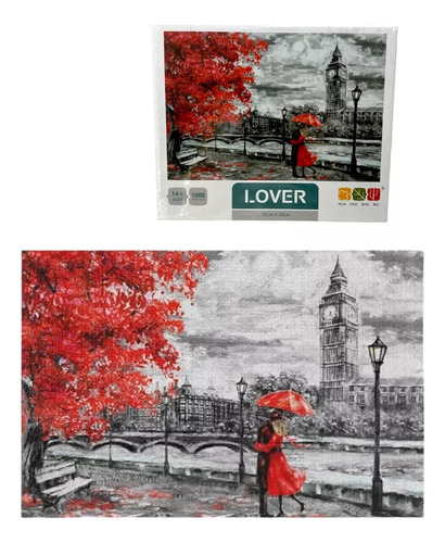 Puzzle Rompecabezas 1000 Piezas Cuadros Pinturas Ciudades