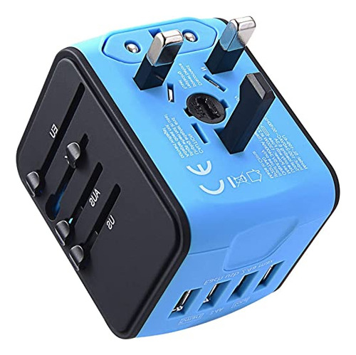 Adaptador De Corriente Universal De Viaje Internacional Worl