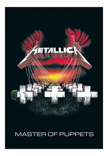 Poster Importado De Metallica - Master Of Puppets - 90 X 60