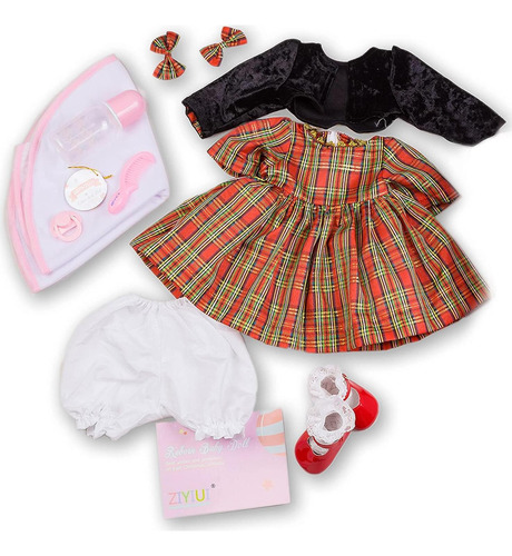 Muñeca Reborn Niña 60 Cm Ziyiui Realista Con Accesorios