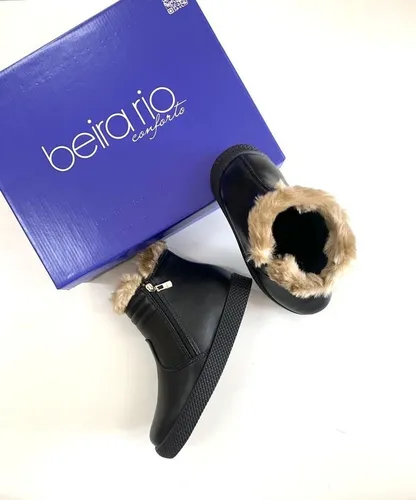 Bota cano curto de cheap pelinho