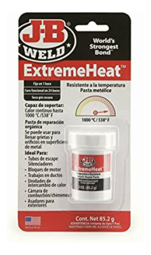 Jb Weld Oficial Pasta Para Temperaturas Extremas 37901spa