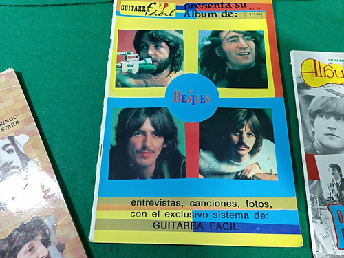 Revista Beatles Lote Guitarra Facil 3piezas Por $300 B. Cond