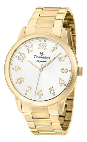 Relógio Champion Feminino Dourado - Elegance - Cn26000w