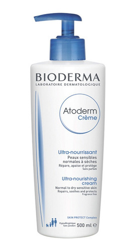 Crema Humectante Atoderm Bioderma Frasco X 500ml Original