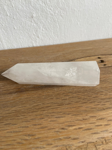 Obelisco Punta De Cuarzo Natural De 8 Cm Reiki Cuarzo