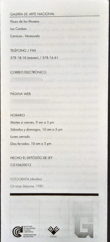 Imagen 3 de 6 de Gego. Reticulárea. Exposición Permanente. Folleto