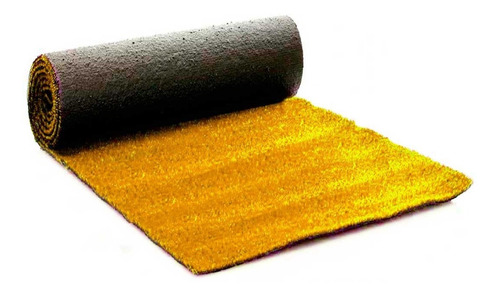 Tapete Grama Sintética Amarela Fit Ecograss 12mm (2x0,50m)