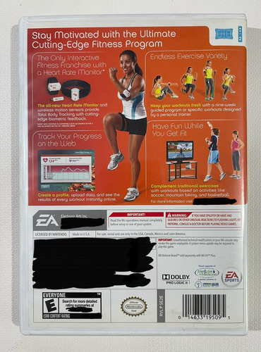 Videojuego Ea Sports Active 2 Nintendo Wii Wii U Original (Usado)