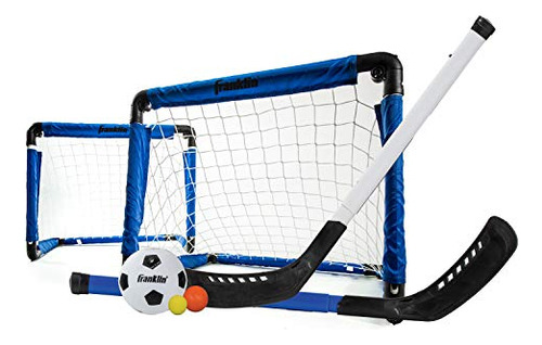 Set Deportivo Franklin Sports Indoor Minigoal 3 En 1 Para Ni