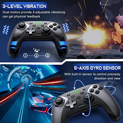 Controlador Inalmbrico Para Nintendo Switch Con Funciones Tu