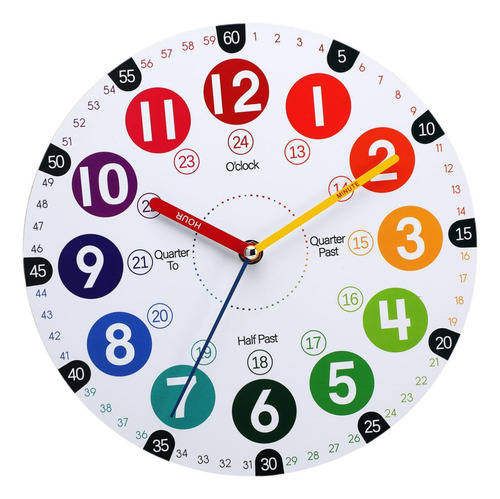 Relojes De Aprendizaje Para Enseñar A Los Niños Reloj De