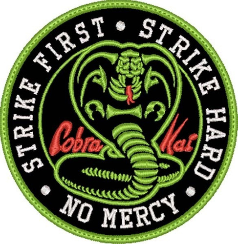 Parches Bordados Cobra Kai, Set 3 Piezas