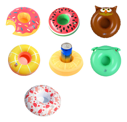 Portavasos Inflable Soporte De Bebidas Para Alberca Playa