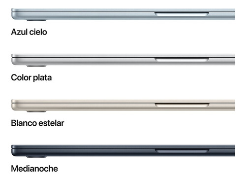 Macbook Air De 15 Pulgadas: Chip M4 512 gb Ssd - Color Plata Color Plata